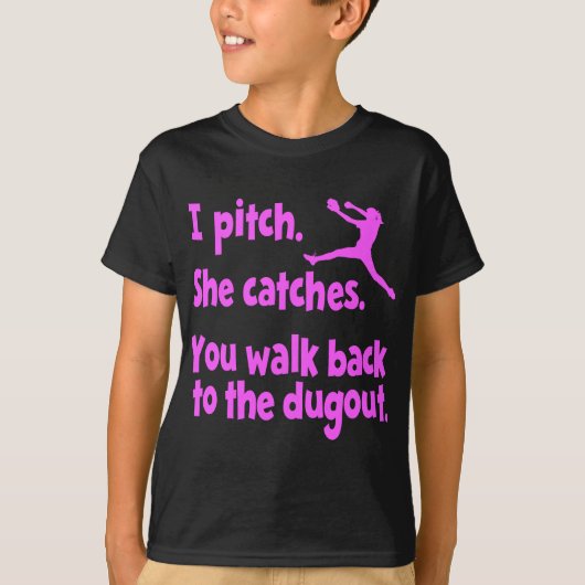 ICH WERFE, SIE FANGE T-Shirt (Vorderseite)