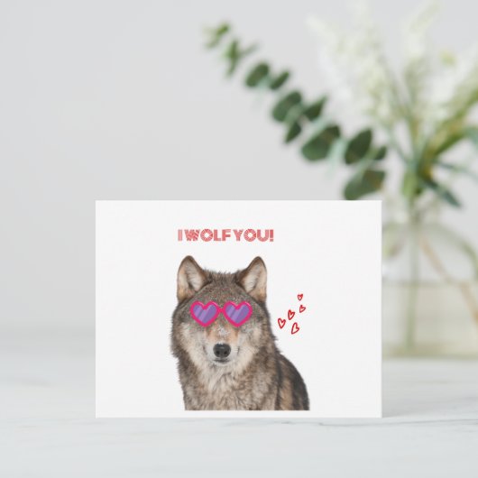 Ich wette dich postkarte (Stehend Vorderseite)