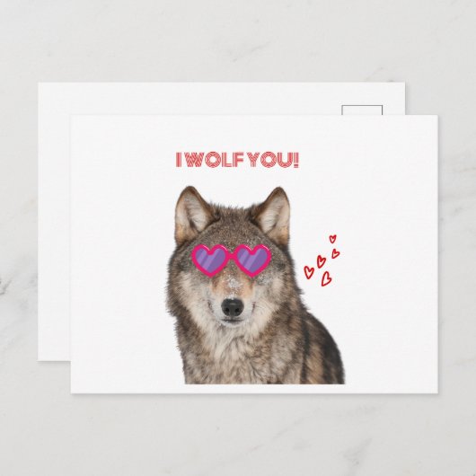 Ich wette dich postkarte (Vorne/Hinten)