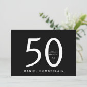 Ich wette, du glaubst, er wäre ein älterer, lustig einladung (Stehend Vorderseite)