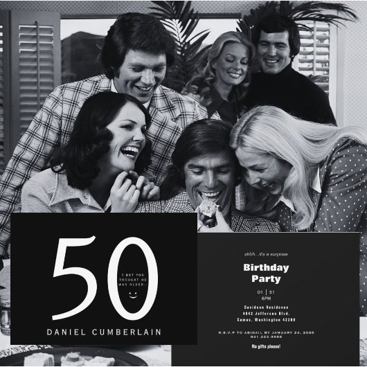 Ich wette, du glaubst, er wäre ein älterer, lustig einladung