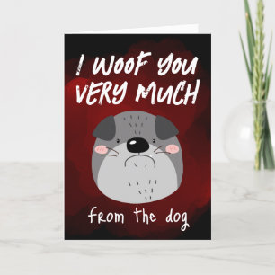 Ich wette sehr... Valentinins Urlaubskarte. Feiertagskarte