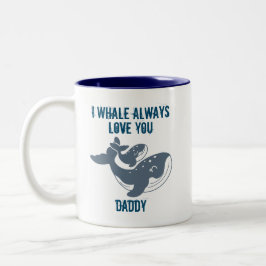 Ich whale immer Liebe Sie anpassbar Zweifarbige Tasse