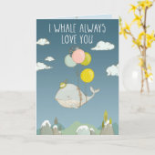 Ich whale immer Liebe Sie Karte (Gelbe Blume)