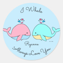 Ich whale immer Liebe Sie Niedlich Kawaii Baby Blu