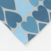 Ich Whaley Liebe Sie! Blau Fleecedecke (Ecke)