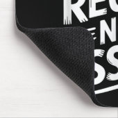 Ich wiederhole Pause, nicht Aufsätze Mousepad (Ecke)