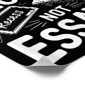 Ich wiederhole Pause Pause Keine Essays Poster (Ecke)