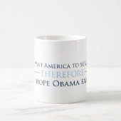 Ich will Amerika, um zu überleben (Tasse) Kaffeetasse (Mittel)