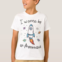 Ich will Astronaut-Cartoon werden