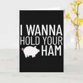 Ich will dein Ham halten Karte (Gelbe Blume)