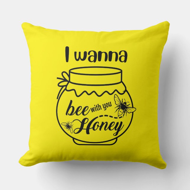 Ich will dein Honig sein Kissen (Vorderseite)