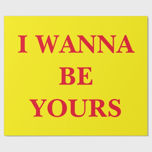 Ich will dein Packpapier sein (Flach)