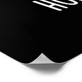 Ich will deine Ham Funny Pig Puck Dark BG halten Poster (Ecke)