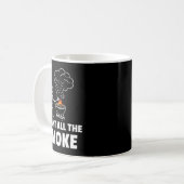 Ich Will Den Ganzen Rauch Barbecue Bbq Kaffeetasse (Vorderseite Links)