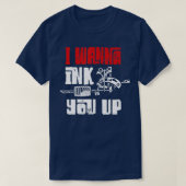Ich will dich mit Tattoo Artist Ink Gun Tattooooot T-Shirt (Design vorne)