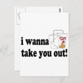 Ich will dich raus bringen postkarte (Vorne/Hinten)
