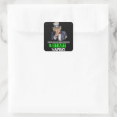 Ich will dich Uncle Sam Dampfen Quadratischer Aufkleber (Tasche)