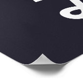 Ich will dort sein, wo die Leute nicht sind Poster (Ecke)