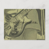 Ich will ein Rockstar sein... Postkarte (Vorderseite)