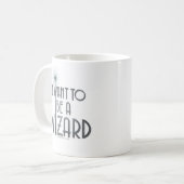 Ich will ein Zauberer sein Kaffeetasse (Vorderseite Links)