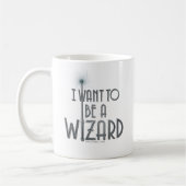 Ich will ein Zauberer sein Kaffeetasse (Links)