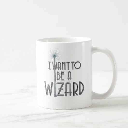 Ich will ein Zauberer sein Kaffeetasse (Rechts)