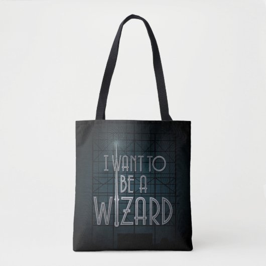 Ich will ein Zauberer sein Tasche (Vorderseite)