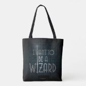 Ich will ein Zauberer sein Tasche (Rückseite)