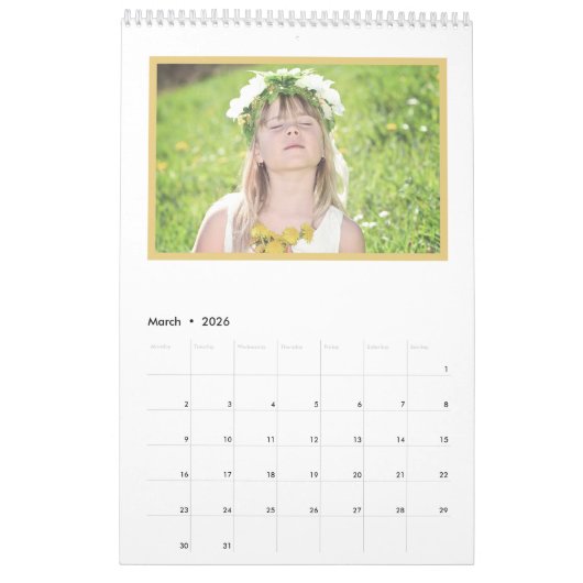 Ich will eine einsame, rosa Goldmädchen sein Kalender (Mär 2026)