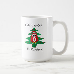 Ich will eine Eule für Weihnachten Kaffeetasse