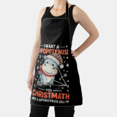 Ich will eine Hippopotenuse für Christmath Math Xm Schürze (InSitu)