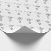 Ich will einen Hippopotamus für Weihnachten Geschenkpapier (Ecke)