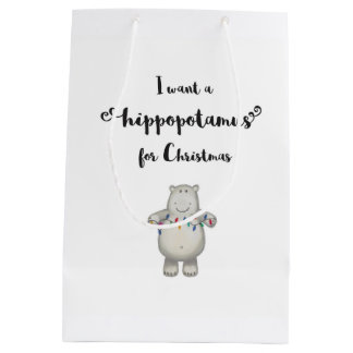 Ich will einen Hippopotamus für Weihnachten - Mittlere Geschenktüte