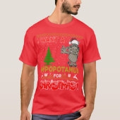 ich will einen Hippopotamus für Weihnachten T-Shirt (Vorderseite)