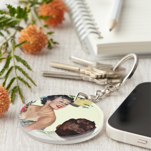 Ich will einen Mann Schlüsselanhänger (Vorderseite rechts)