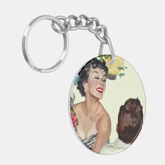 Ich will einen Mann Schlüsselanhänger (Vorderseite links)