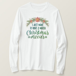 Ich will einfach nur backen und Weihnachtsfilme sc T-Shirt