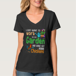 Ich will einfach nur in meinem Garten arbeiten und T-Shirt