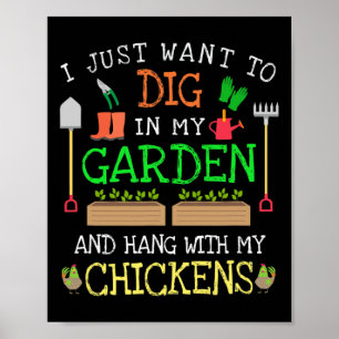 Ich will einfach nur in meinem Garten graben und m Poster
