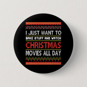 Ich will einfach nur Sachen backen und Weihnachten Button