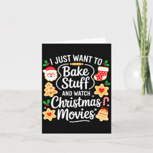Ich will einfach nur Sachen backen und Weihnachtsf Karte