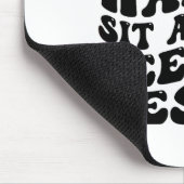Ich will einfach nur zu Füßen Jesu sitzen lustiger Mousepad (Ecke)