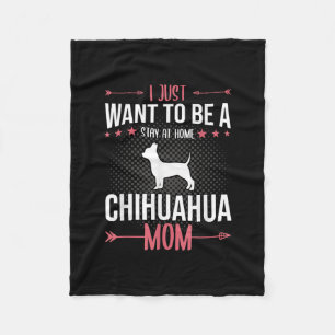 Ich will einfach nur zu Hause bleiben, Chihuahua-H Fleecedecke