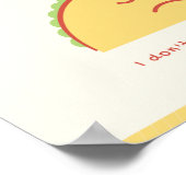 Ich will es nicht nachahmen poster (Ecke)