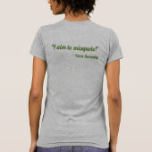 "Ich will falsch zitieren!" T-Shirt (Rückseite)