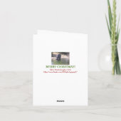 "ICH WILL (FOTO DES FLUSSPFERDS) FÜR WEIHNACHTEN " (Rückseite)