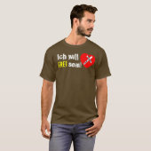 Ich will FREI sein! - Jesus Siegt T-Shirt (Vorne ganz)