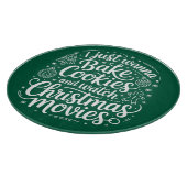 Ich will gerade Cookies backen Weihnachtsfilme ans Schneidebrett (Ecke)