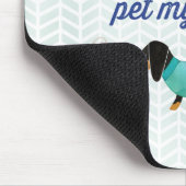 Ich will gerade, um Kaffee zu trinken u. pet meine Mousepad (Ecke)